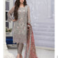 Pure chiffon semi stitched suit-5