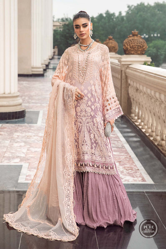 Double shaded Georgette embroidered party wear