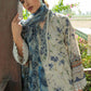 Nureh embroidered  dupatta casual suit 1718