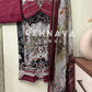 Printed casual suit with chiffon dupatta-3304 bliss