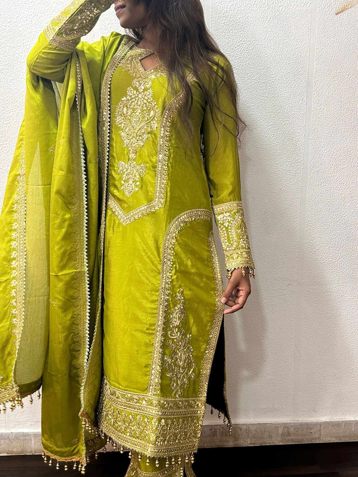 Chinnon embroidered suit -ready to wear