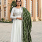 Georgette anarkali gown-with color options