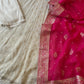 Silk anarkali suit with banarsi woven dupatta-4329