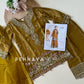 Kids party wear -ready to wear EF24-09 mustard