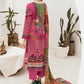 Lawn embroidered suit-G-208