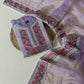 Pure organza embroidered suit-lavender