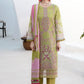 Lawn embroidered suit-G-210