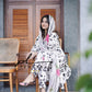 Printed  casual suit with cotton dupatta-3400/3215