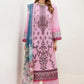 Lawn embroidered suit-G-212