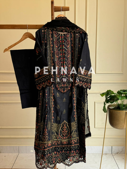 Pure Lawn Embroidered Suit-5