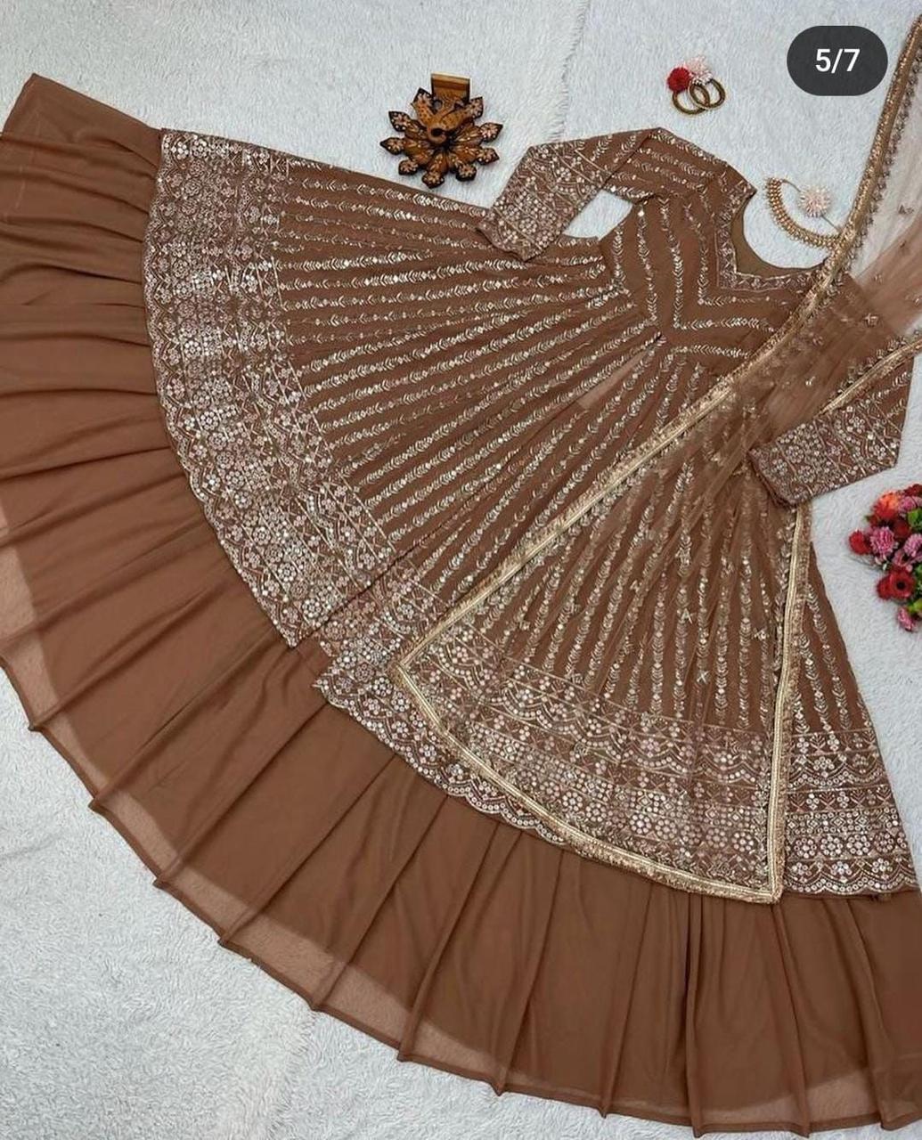 Party wear choli lehenga dupatta combo