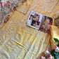 Yellow  Embroidered suit-12080