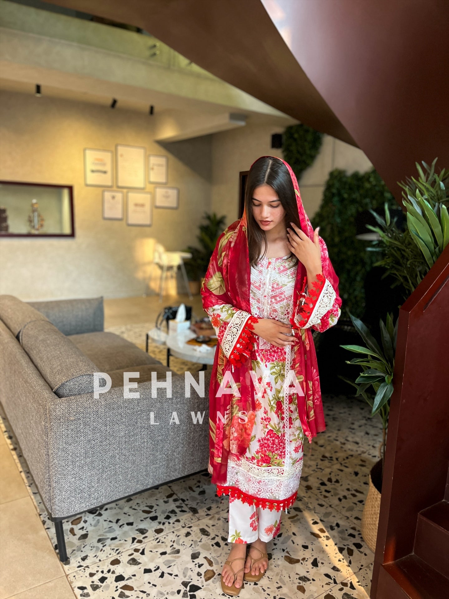 Pakistani printed suit-428-A