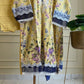 Khaadi Classic Embroidered Lawn Suit –yellow size xl