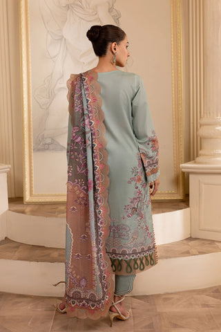 Embroidered lawn with lawn dupatta-6