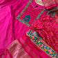 Russian silk suit with gajji silk woven dupatta-6626