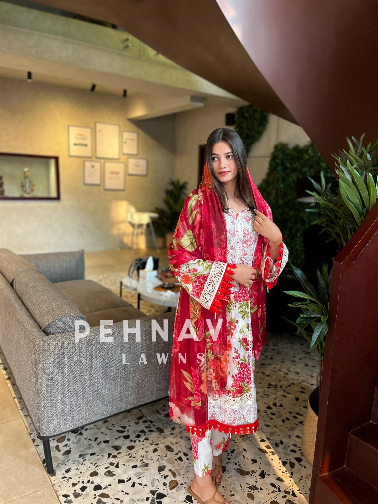 Pakistani printed suit-428-A