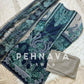 Pakistani printed suit AZ navy 2161