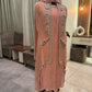 Premium Chiffon handworee jacket style with scalloped organza dupatta