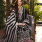 Embroidered black and white suit-1426