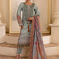 Embroidered lawn with lawn dupatta-6