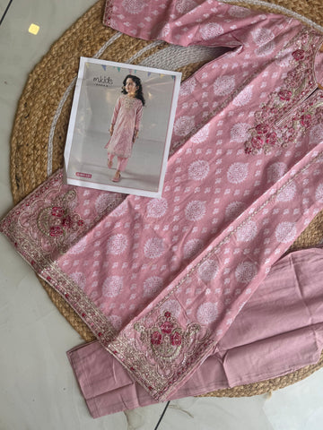 Blush Pink Party Wear – Ready to Wear D.NO: 127