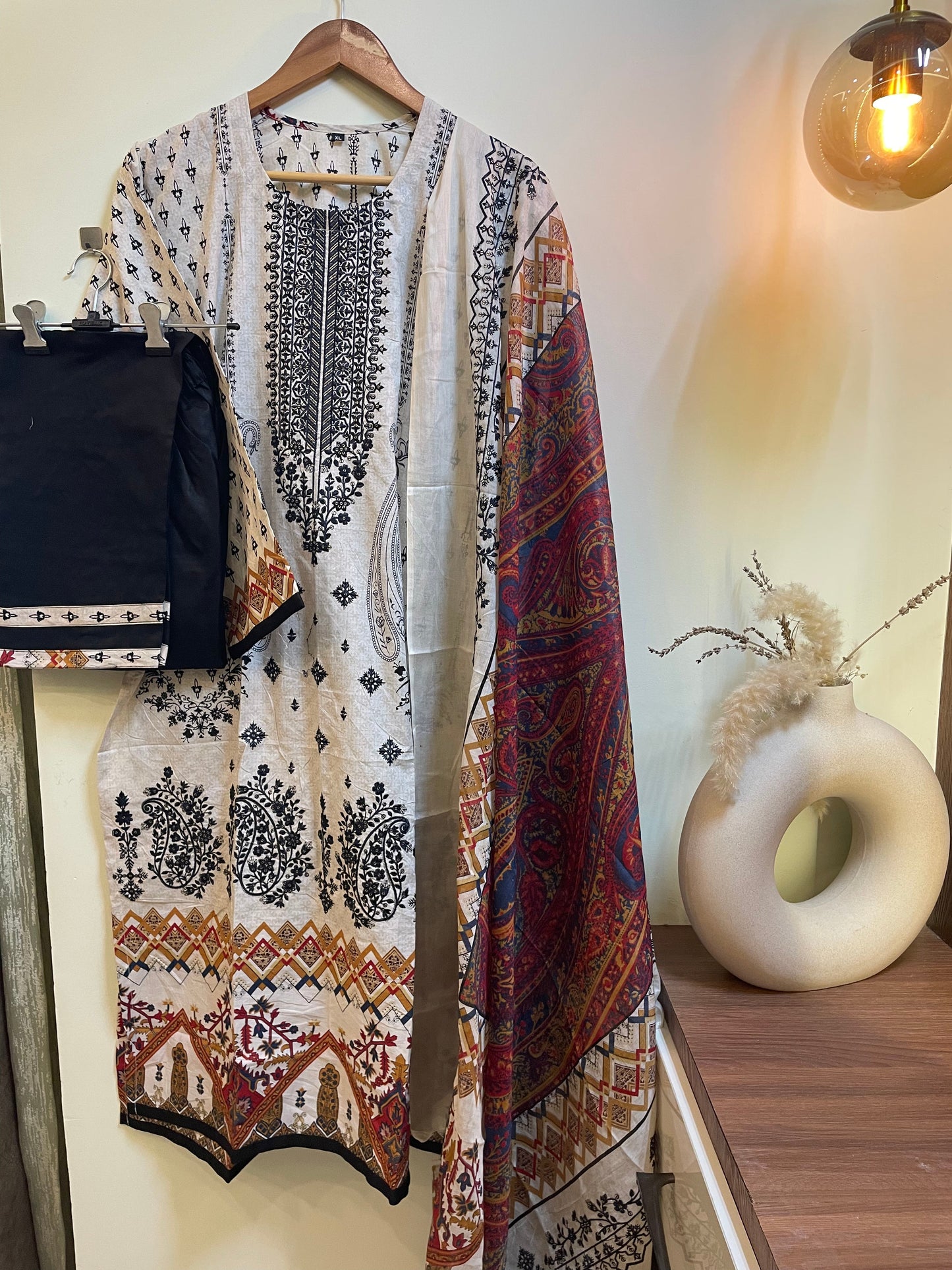 Binsaeed Meroon Dupatta casual wear