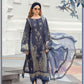 Printed casual suit with chiffon dupatta-3193