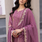 Georgette embroidered party wear 1586