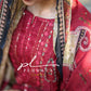 Printed casual suit with chiffon dupatta