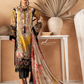 Printed yellow casual suit with chiffon dupatta - ayzel