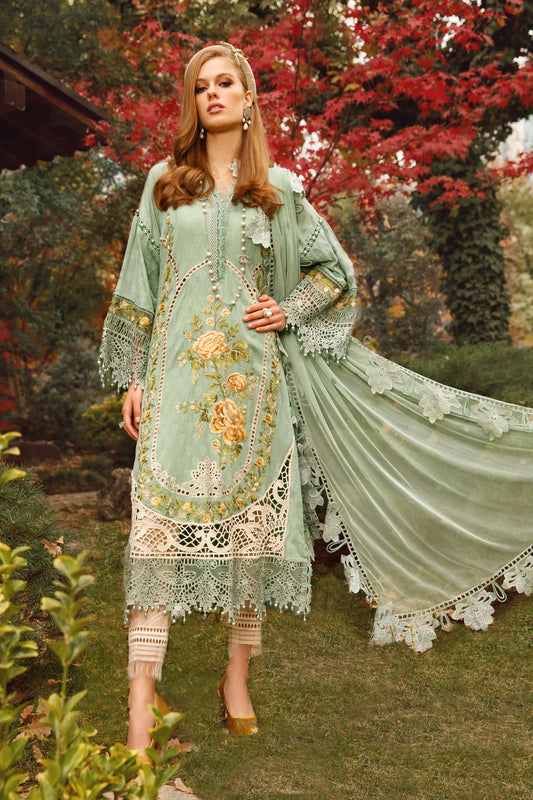 Embroidered cotton suit 3021