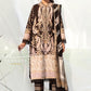 Printed casual suit with chiffon dupatta - ss 2153